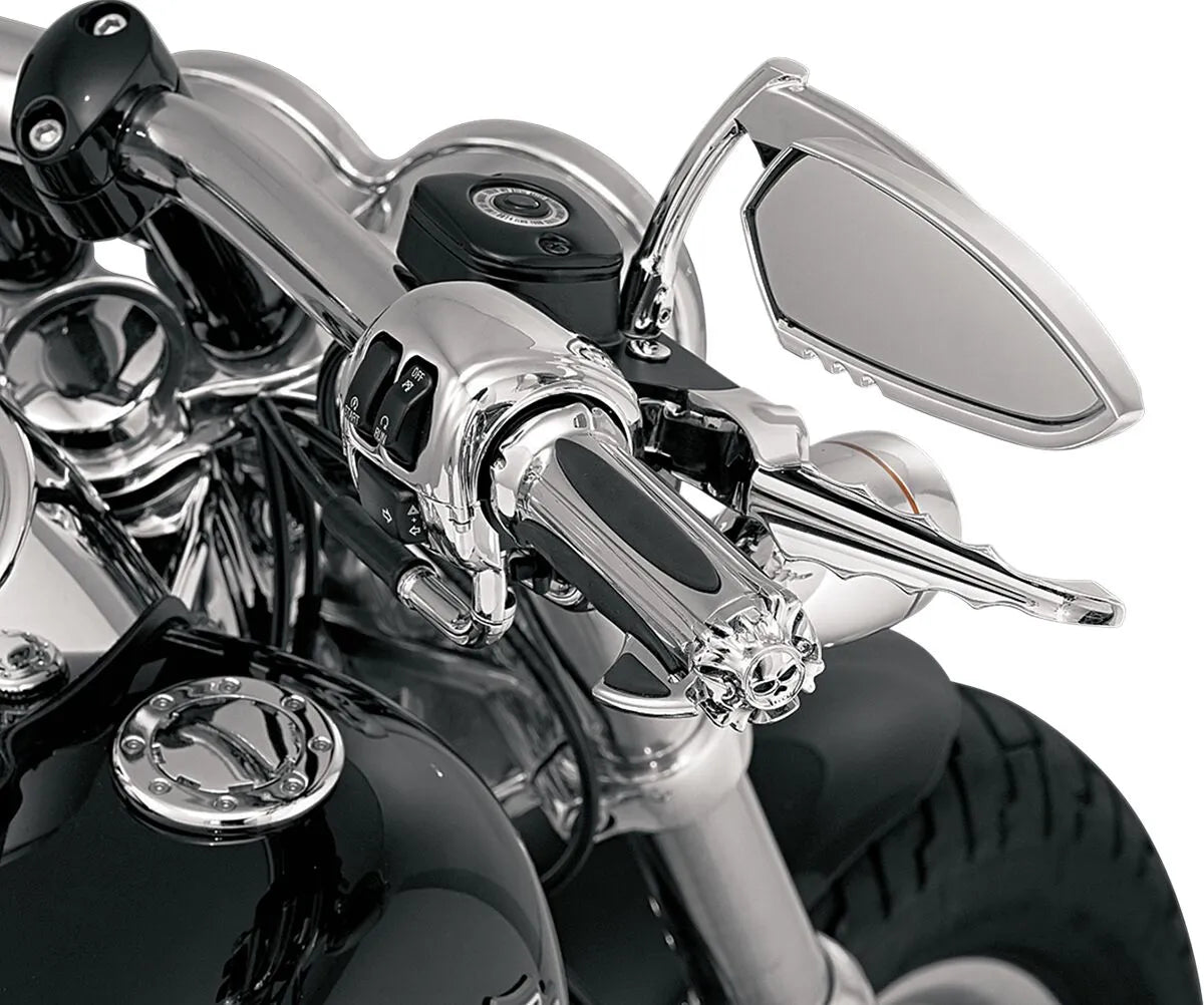 Kuryakyn Zombie Grips - Chrome, 1-inch