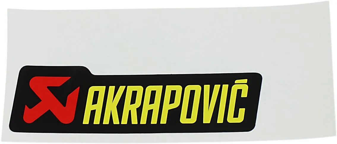 Akrapovic General Replacement Sticker