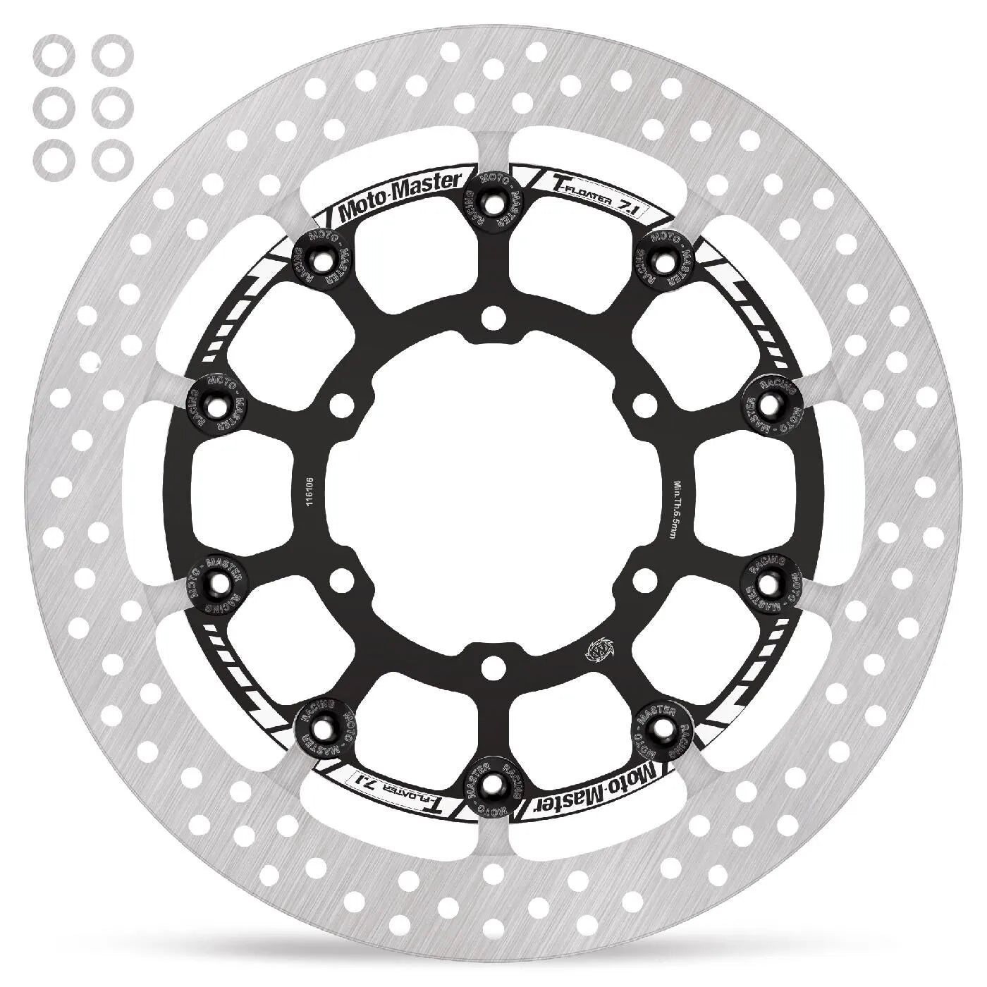 Moto-master Halo Series T-floater Brake Rotor - Front