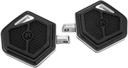 Performance Machine Floorboards - Black Billet Aluminum