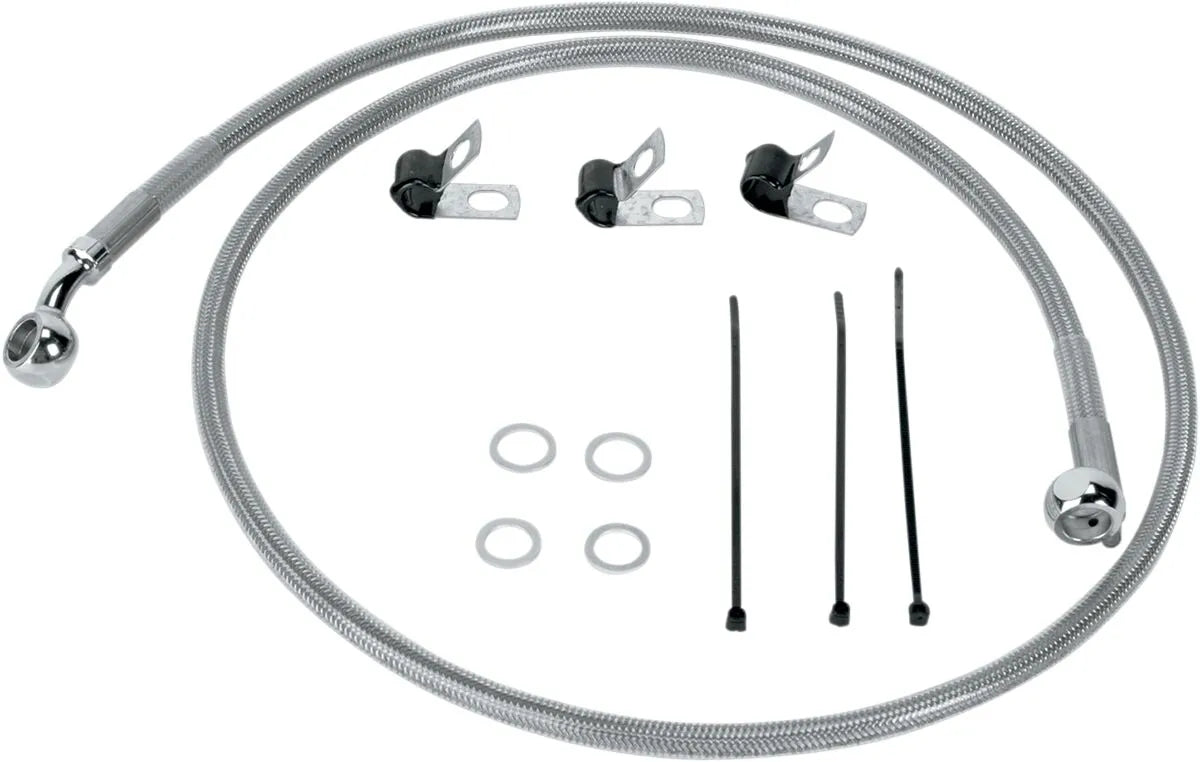 Drag Specialties Bremse Slange Kit i Rustfrit Stål 44.25"