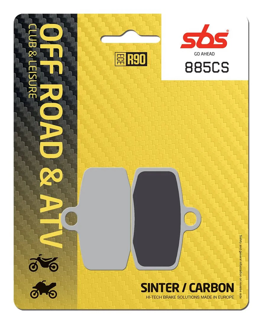 Sbs Cs Carbon Brake Pad Set For Motocross - Front