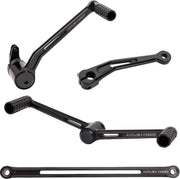 Arlen Ness Speedliner Foot Control Kit - Black Anodized
