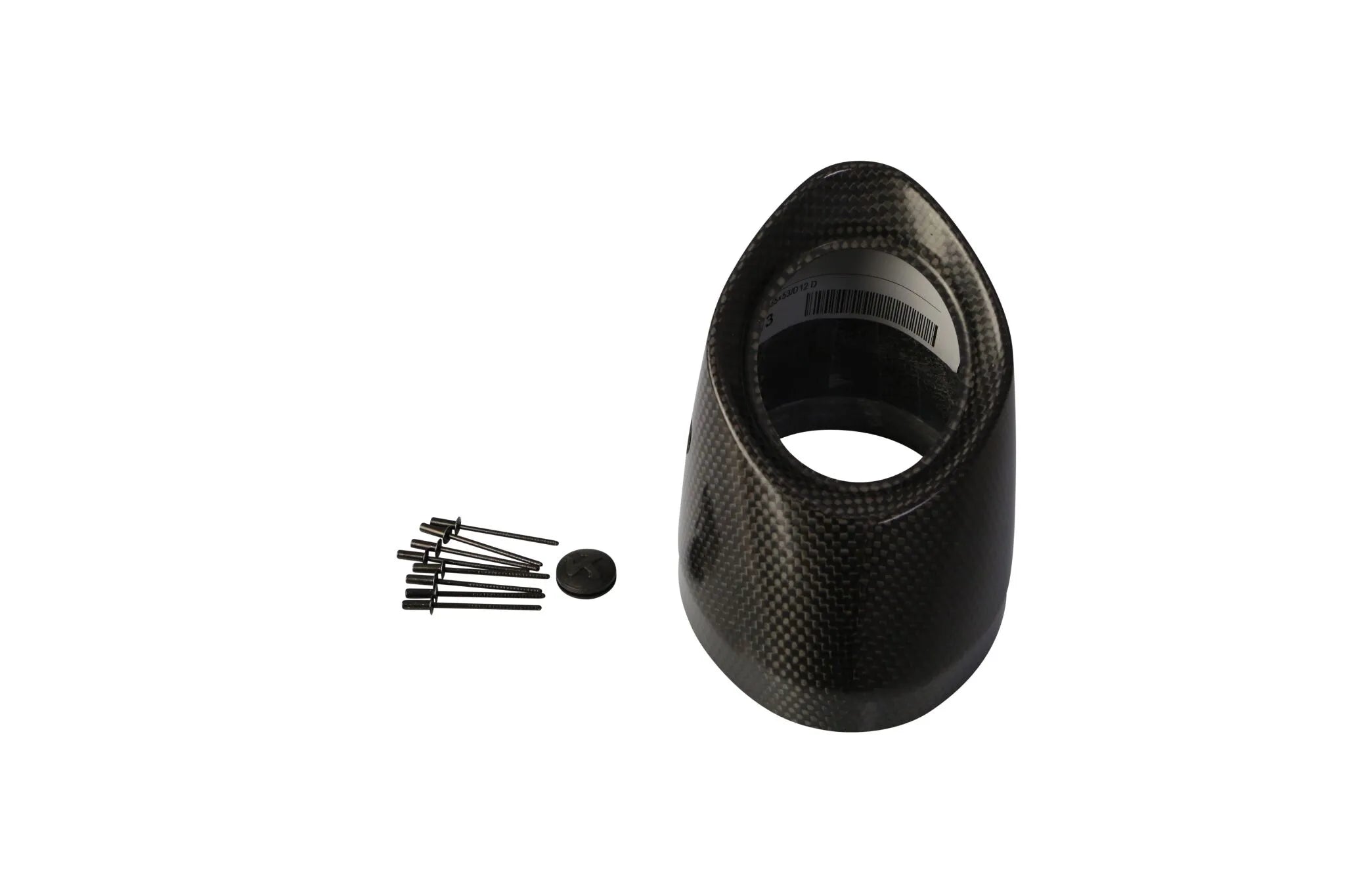 Akrapovic V-ec61 Muffler End Cap - Carbon Fiber