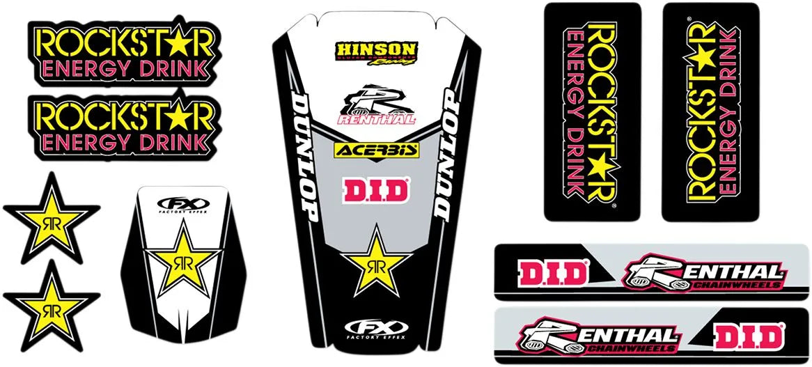 Factory Effex Rockstar Energy Trim Kit Graphics Universal