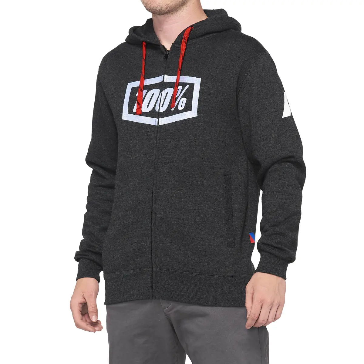 100% Syndicate Zip Fleece Hoodie Black