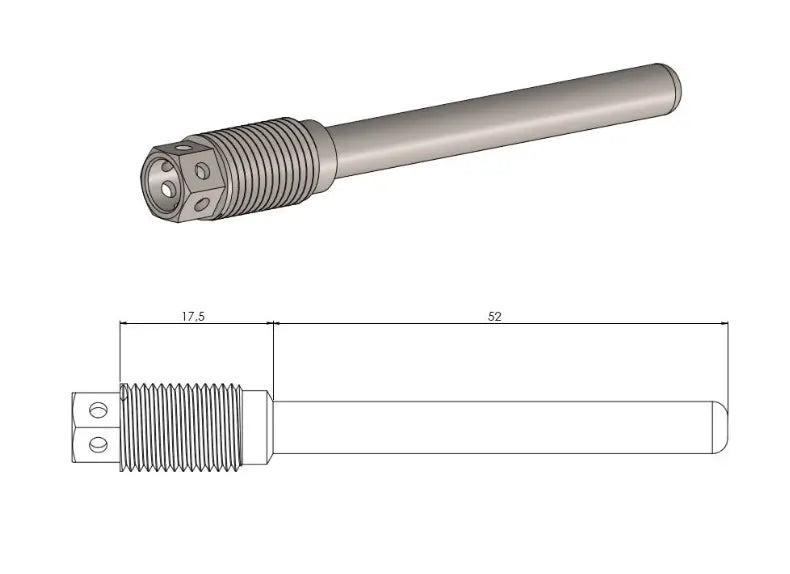Moto-Master Drilled Brake Pad Pin