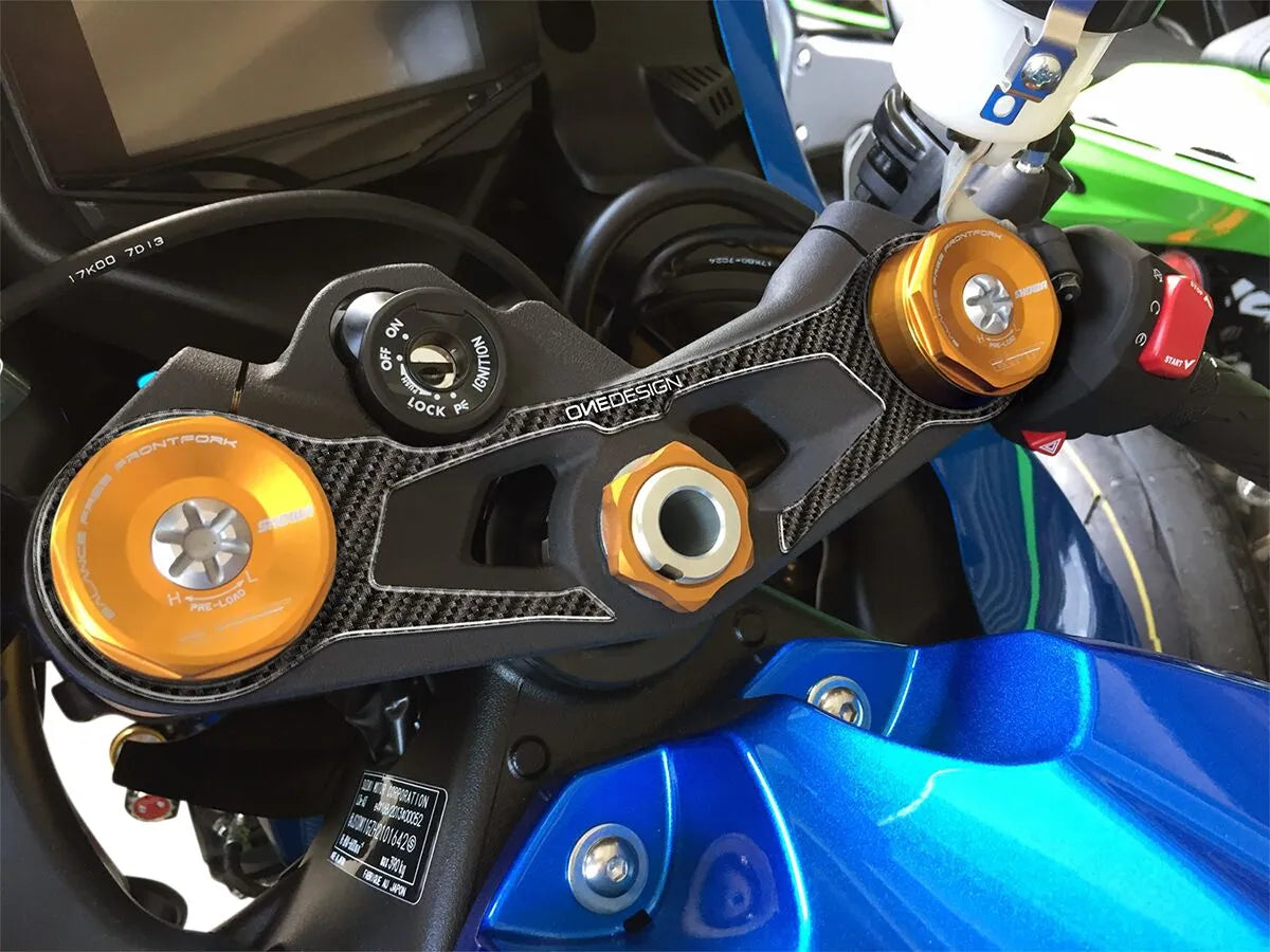 Onedesign Yoke Protector With Carbon Fiber Graphic For Suzuki