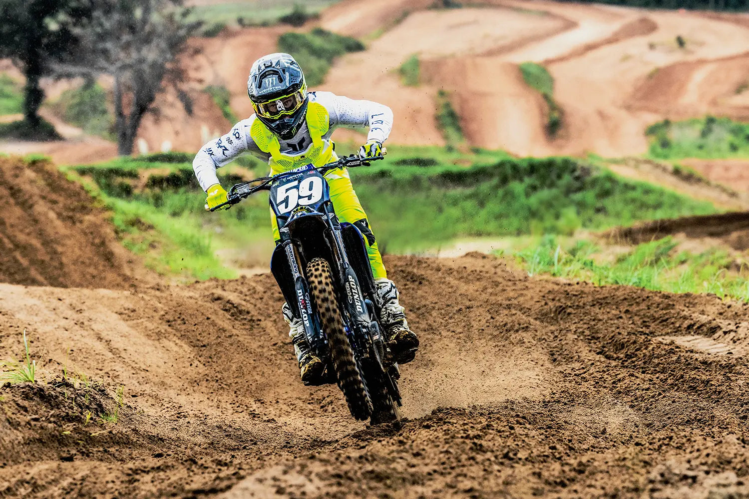 Thor Sportmode Riot Jersey - Black, Fluorescent Yellow, Light Gray, White