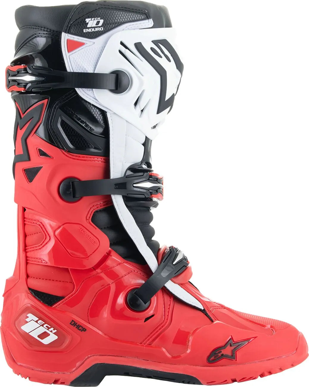 Alpinestars Tech 10 Enduro Boots Bright Red/Black/White