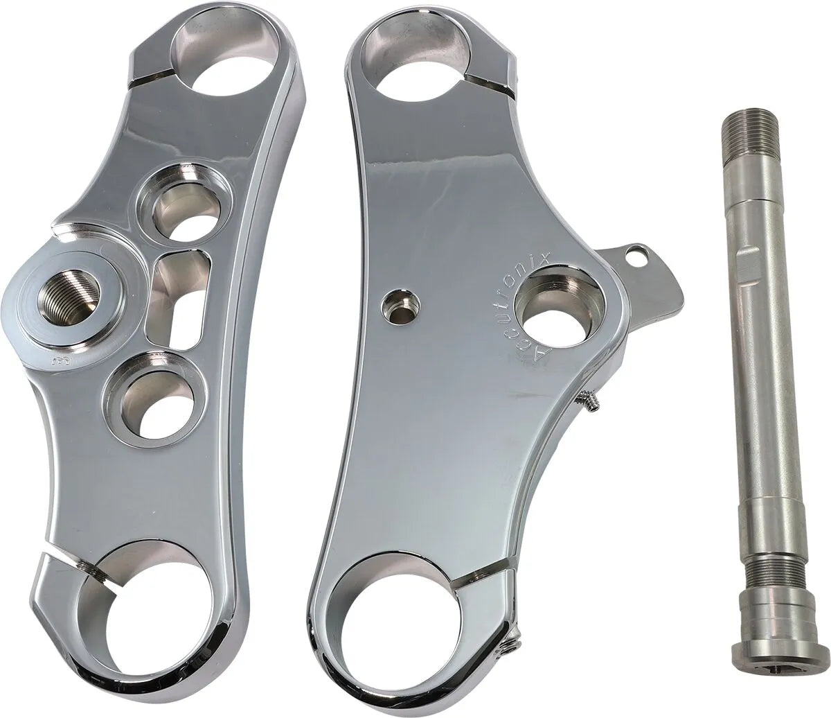 Accutronix Elite 49 Triple Tree 3° Rake Chrome