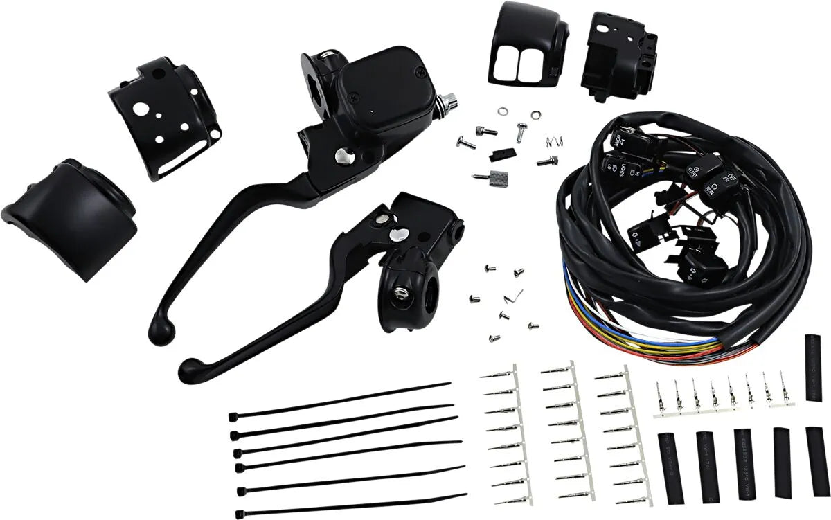 Drag Specialties Handlebar Control Kit - Black