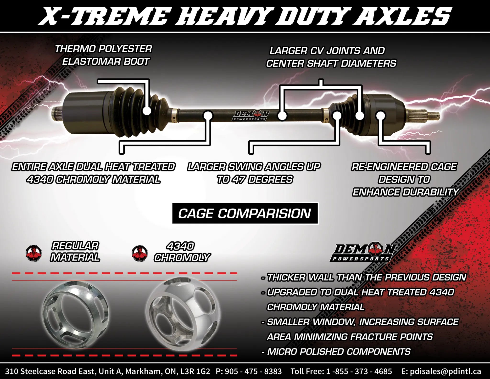 Demon Heavy-duty X-treme Axle