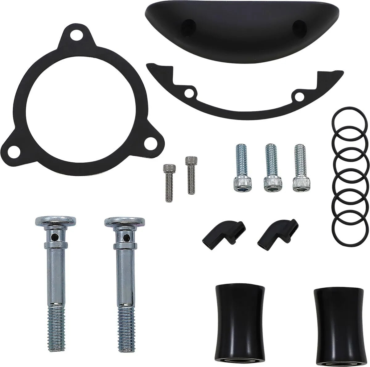 Arlen Ness Inverted Black Air Cleaner Hardware Kit for HD