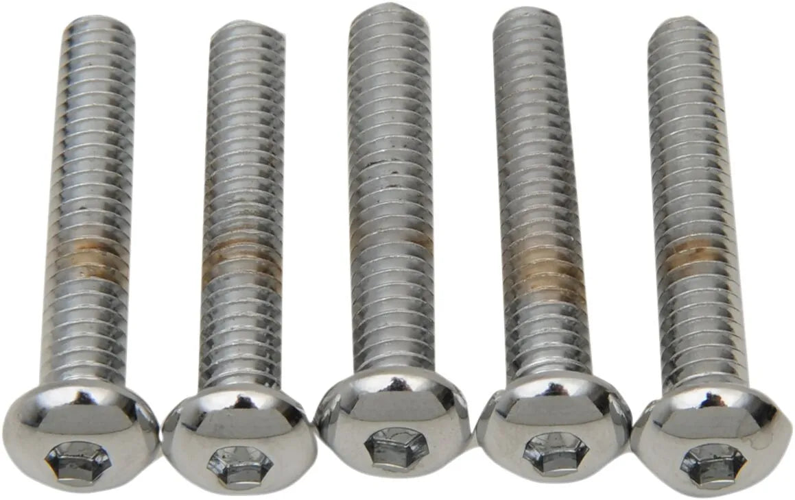 Drag Specialties 1/4"-20 x 1-3/4" Button Head Replacement Bolts