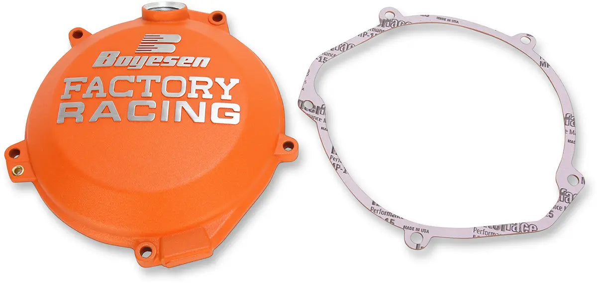 Boyesen Factory Clutch Cover - Orange Powder Coat