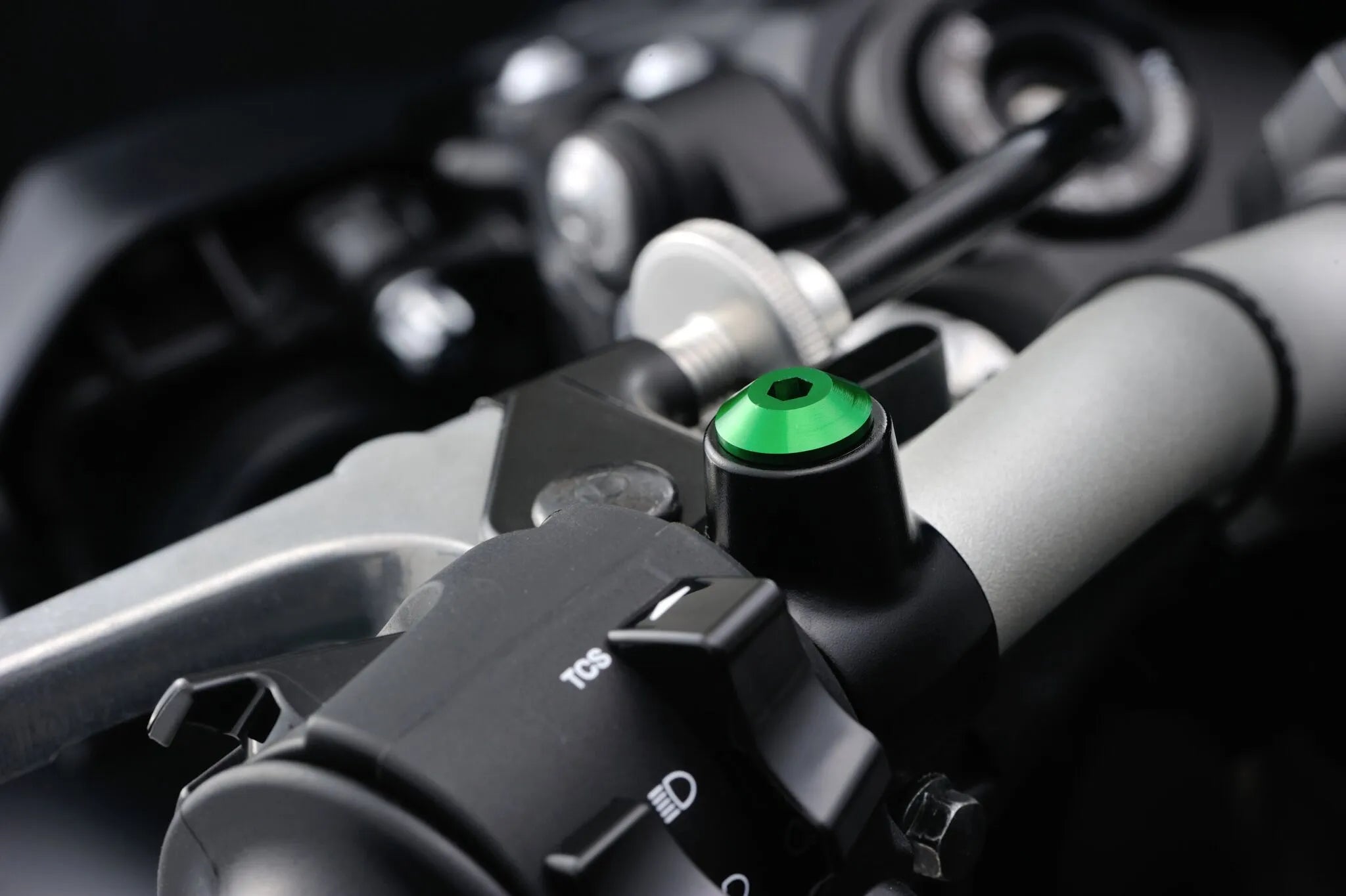 Daytona M10 X 1.25 Mirror Plug Bolt - Green Anodized