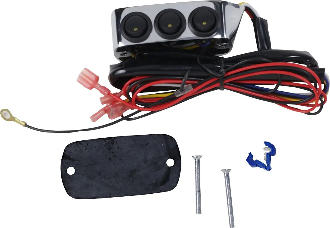 Show Chrome Led Switch Block Assembly