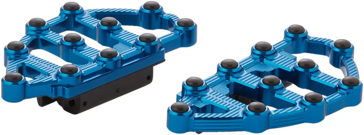 Arlen Ness Mx Billet Floorboards - Blue Anodized
