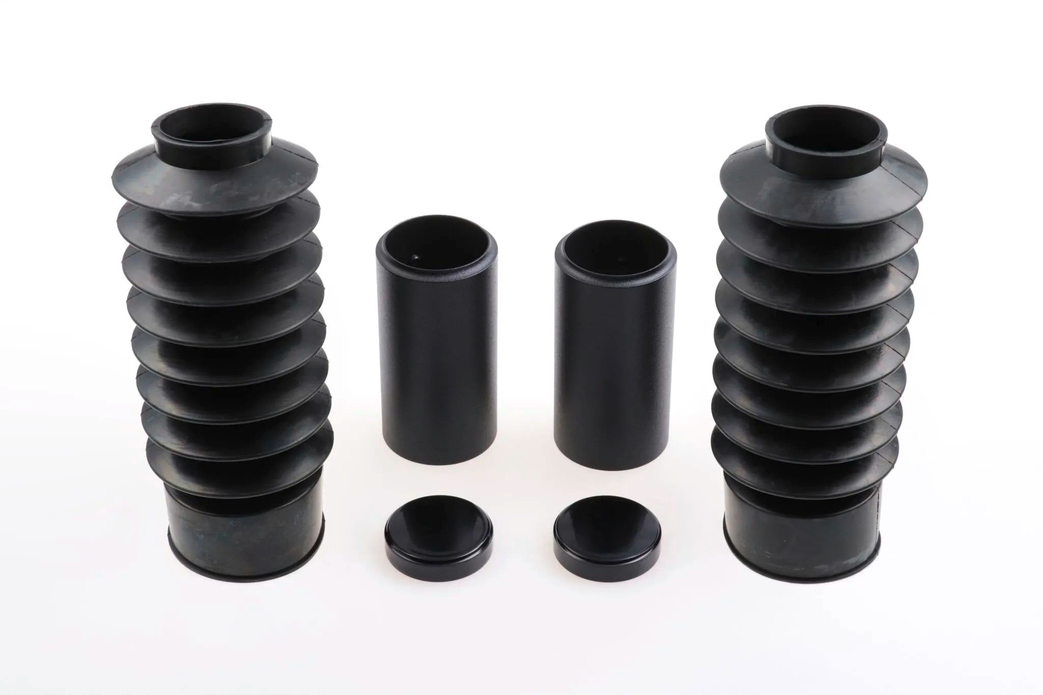 Cult Werk Fork Covers In Black Aluminum