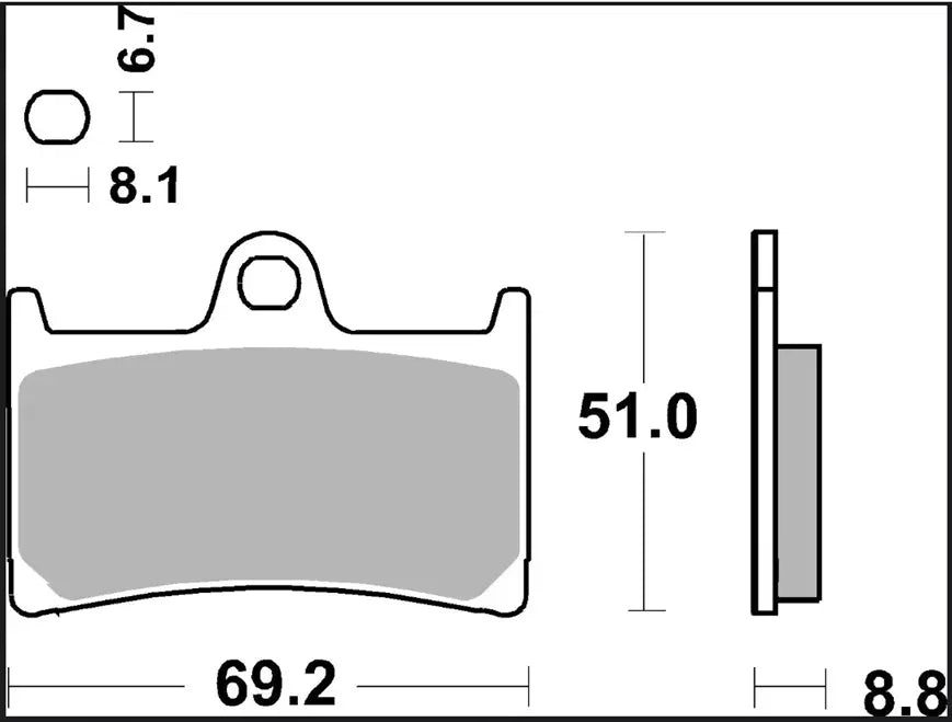 Brembo Sa Sintered Prime Line Brake Pads