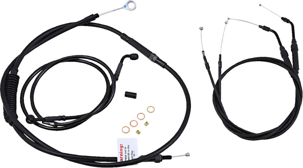 Burly Brand 12" T-Bar Cable Kit for Harley Sportster XL 07-13
