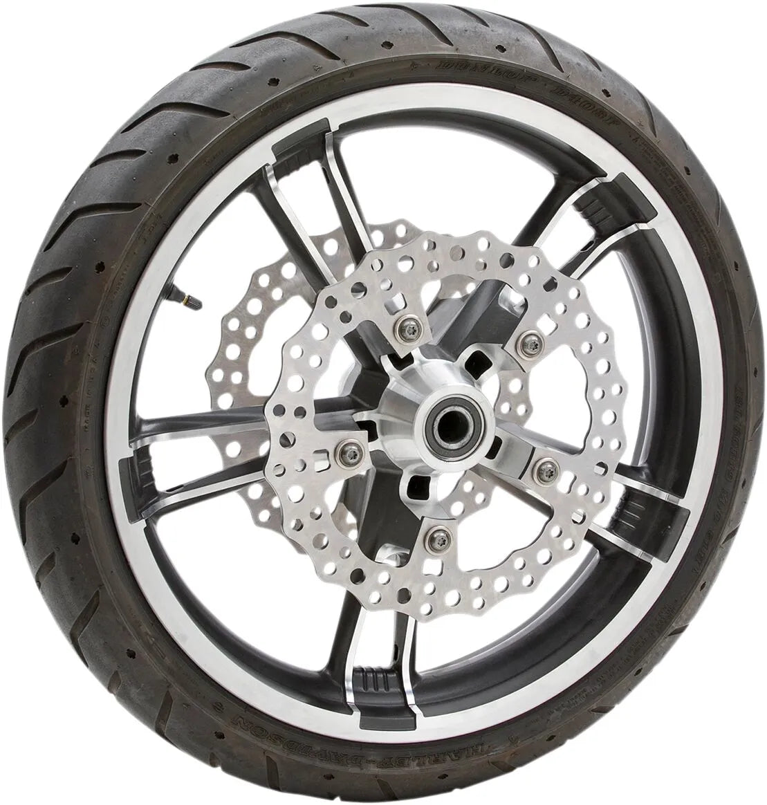 Arlen Ness Jagged Flydende Rotor For V-twin - Front
