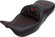 Saddlemen Roadsofa Lattice Stitch Seat - For Harley Davidson