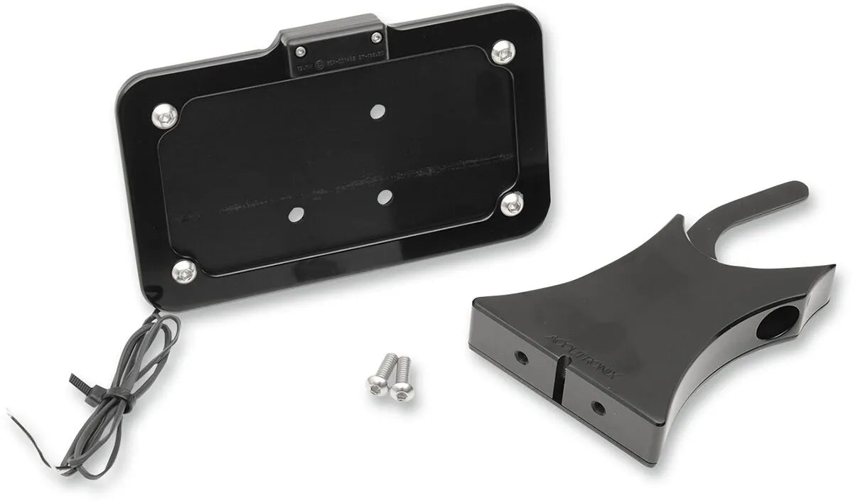Accutronix Side-mount License Plate With Led Light