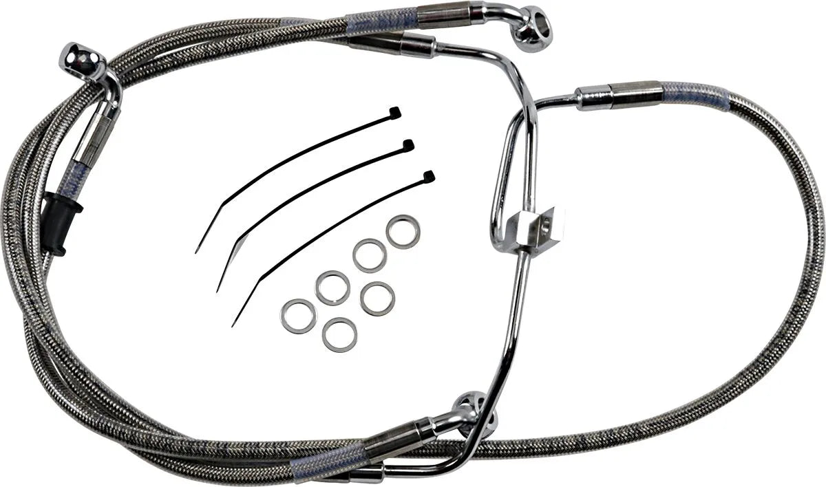 Drag Specialties Forlænget Bremse Slange Kit Til Non-abs Modeller