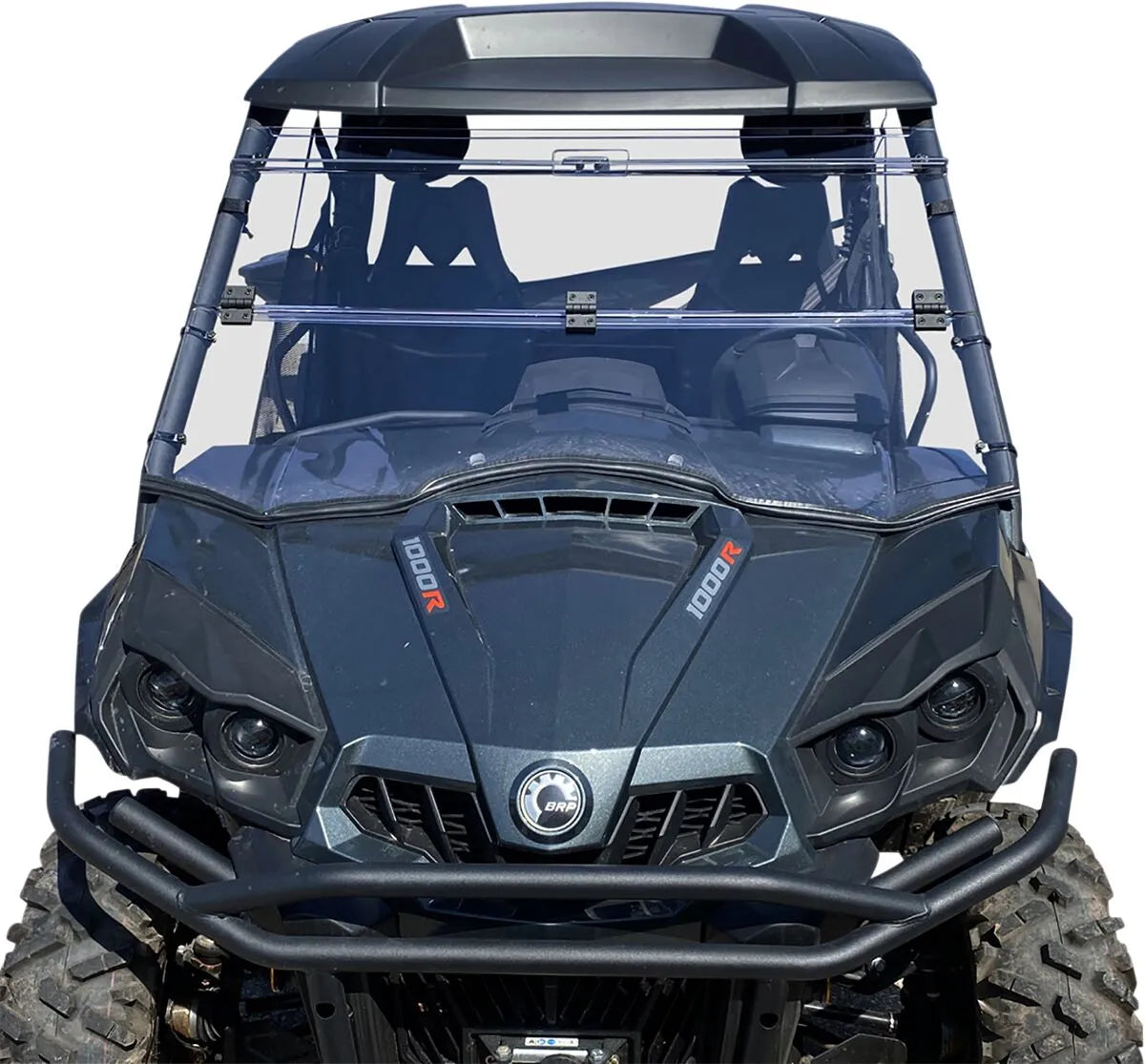 Moose Offroad Deluxe Full Folding Windshield