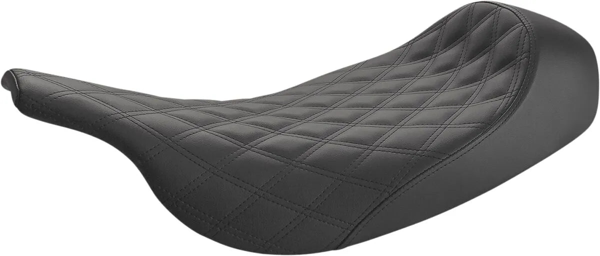 Saddlemen Renegade Solo Seat - Lattice Stitch - For Harley Davidson