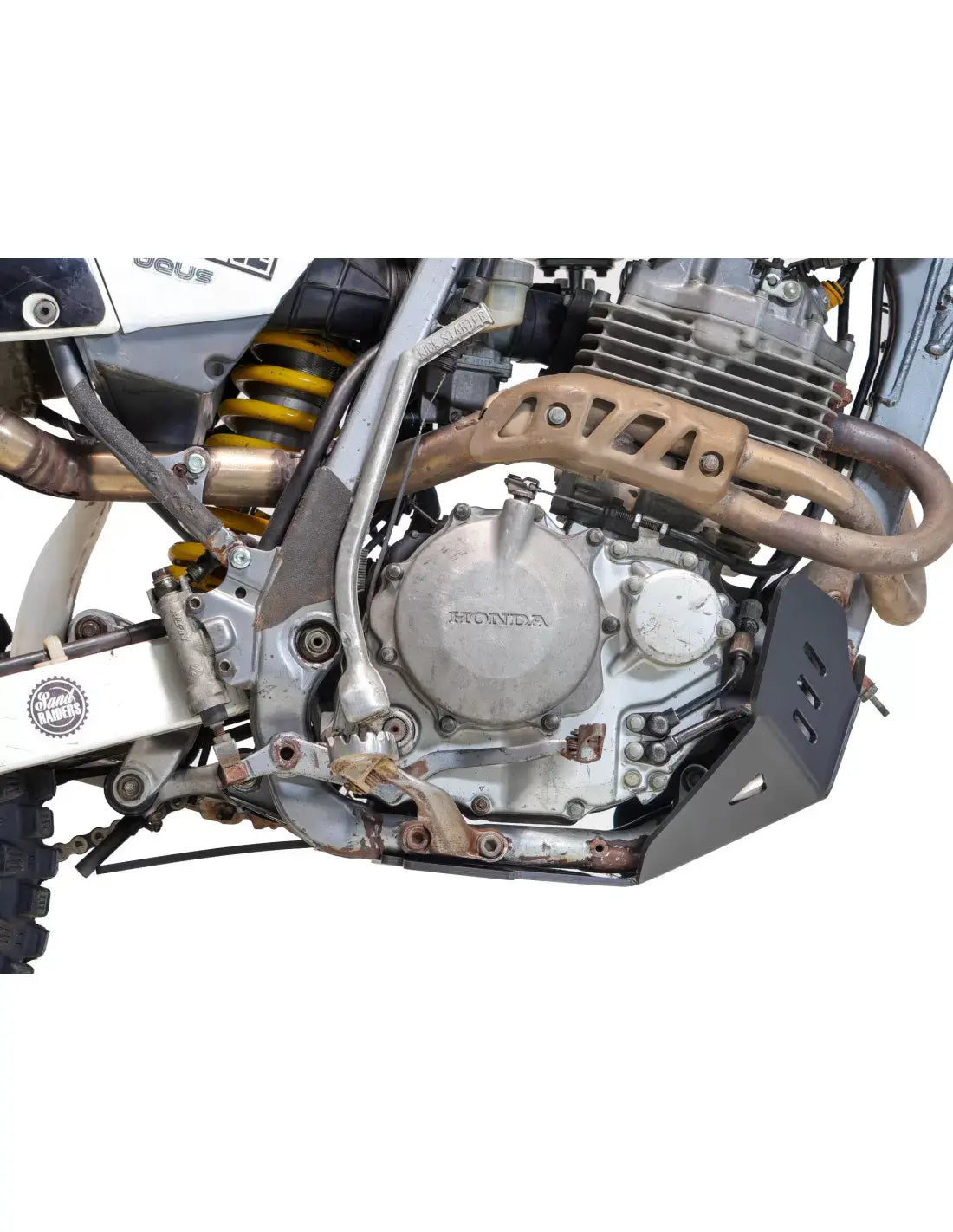 Axp Racing Adventure Skid Plate Black 8mm thick for Honda XR400R