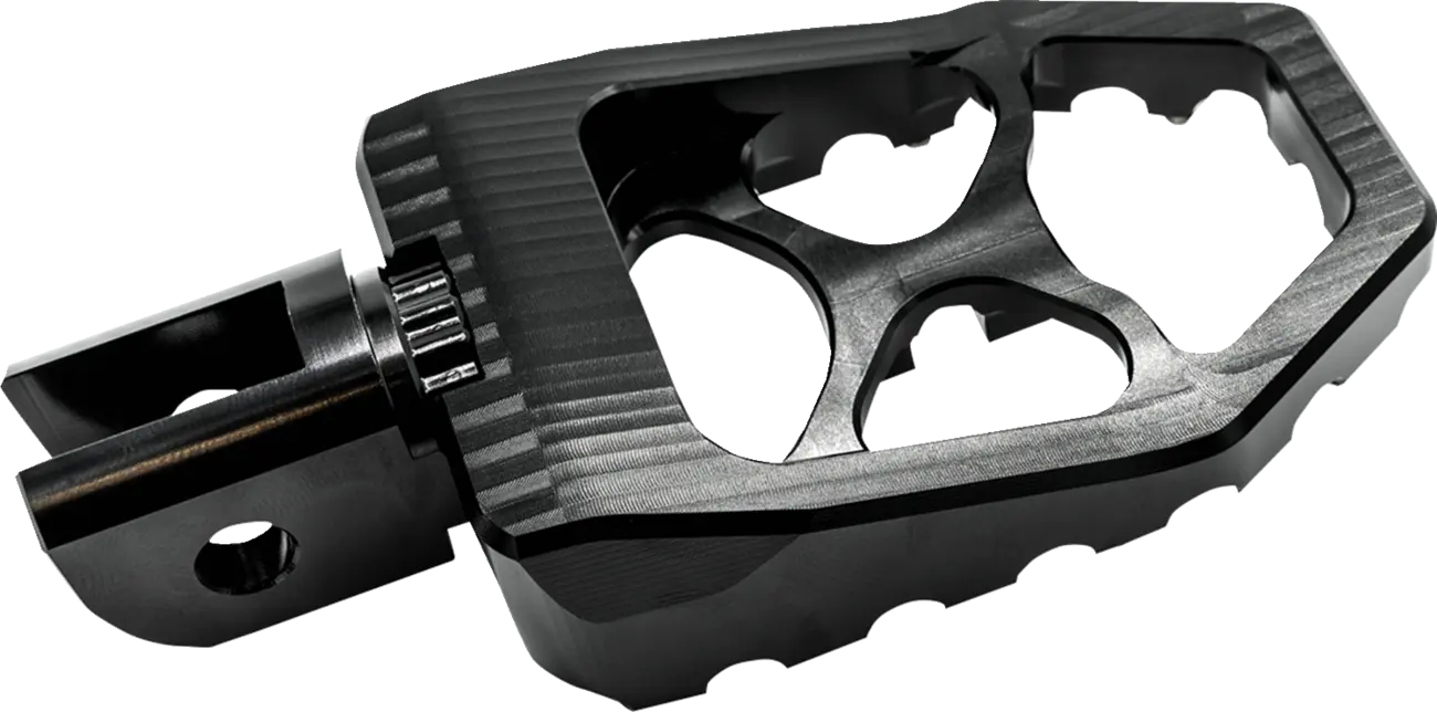 Burly Brand Mx Evolution Pegs - Black Aluminum