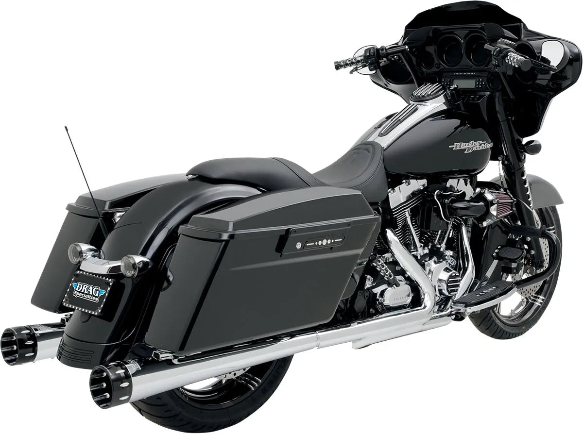 Bassani Xhaust Megaphone Slip-on Lyddæmpere - Krom