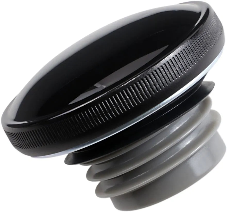 Drag Specialties Screw-in Gas Cap - Vented Black
