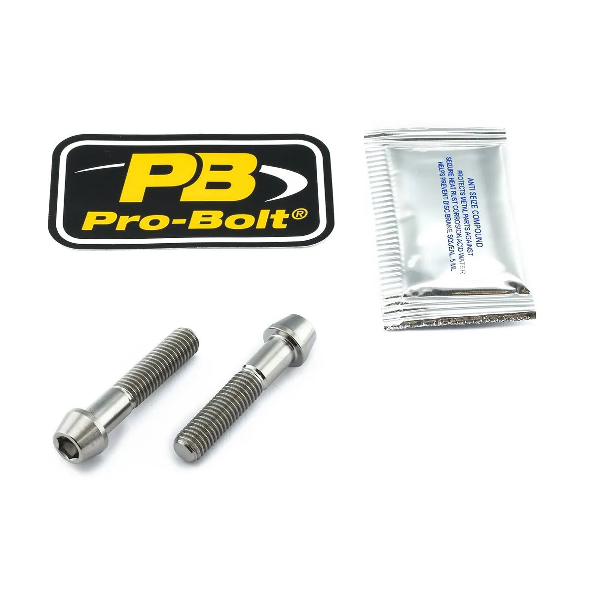 Pro Bolt Titanium Bremse kalibre Bolt Sæt