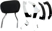 Cobra Round Sissy Bar Kit - Chrome Finish