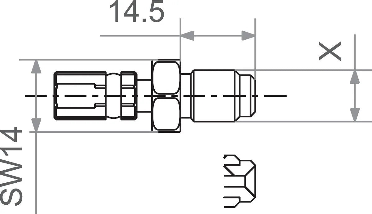 Trw Varioflex Fitting For M10 X 1.0 (Japanese) Female