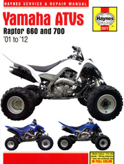 Haynes Service Manual for Yamaha Raptor 660 700