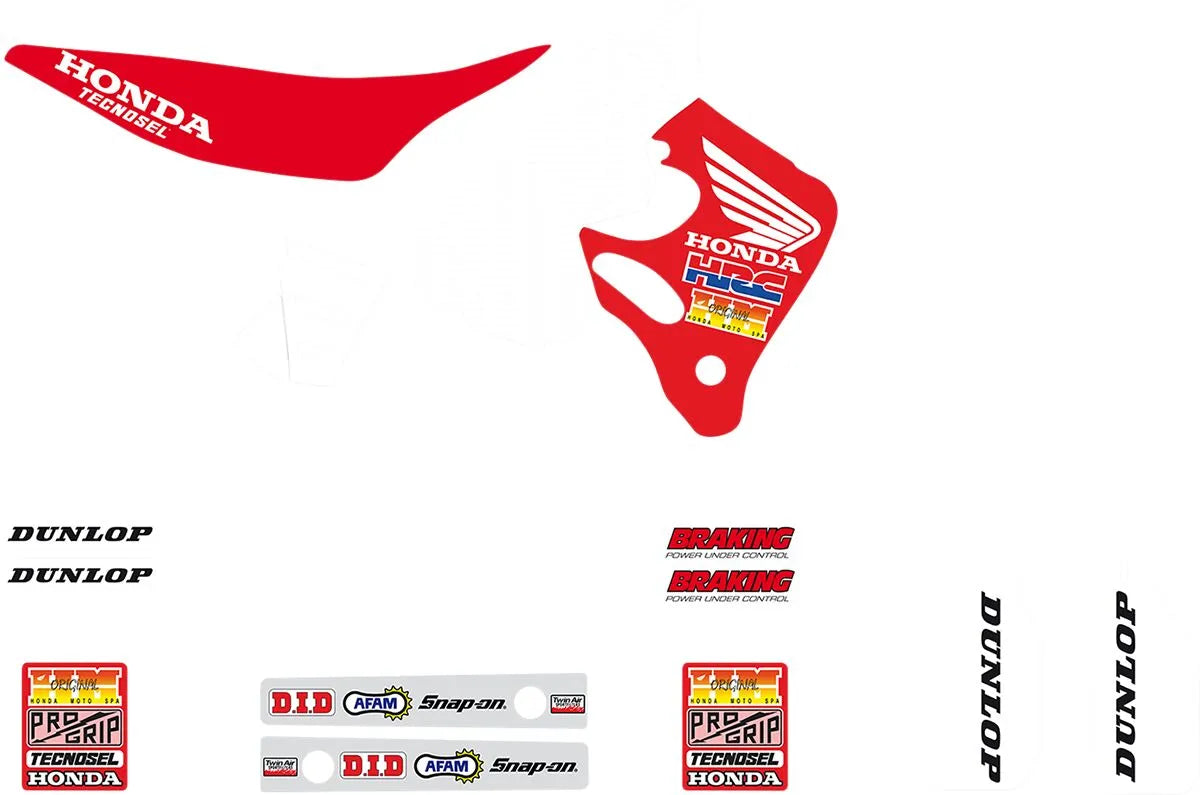 Tecnosel Graphics Kit For Honda - Vintage Bike Style
