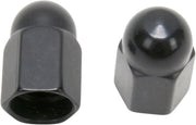 Barnett Anodized Black Aluminum Valve Stem Caps