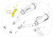 Akrapovic Reservedels Udstødningskomponent