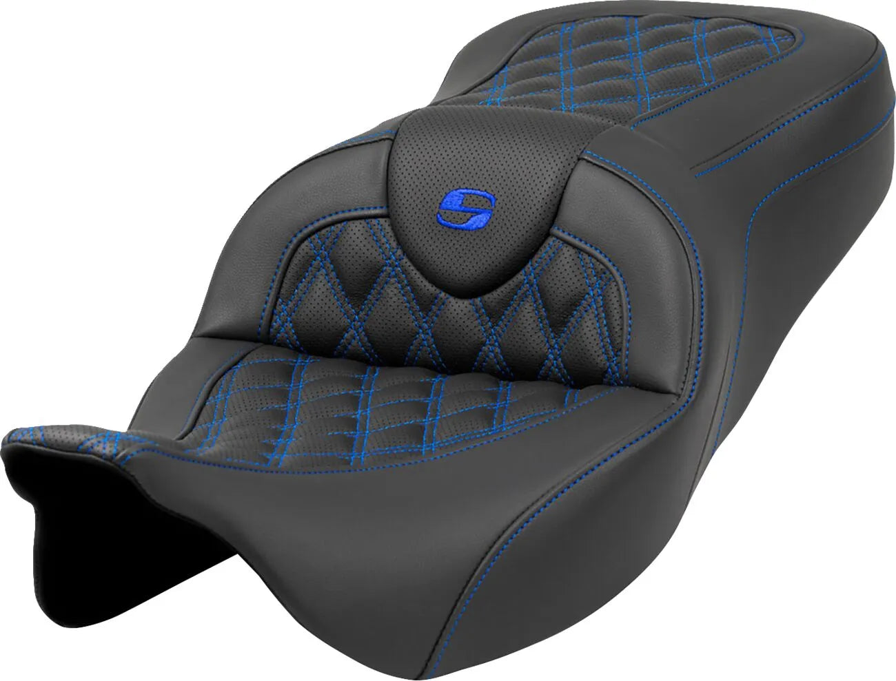 Saddlemen Roadsofa Lattice Stitch Seat - For Harley Davidson