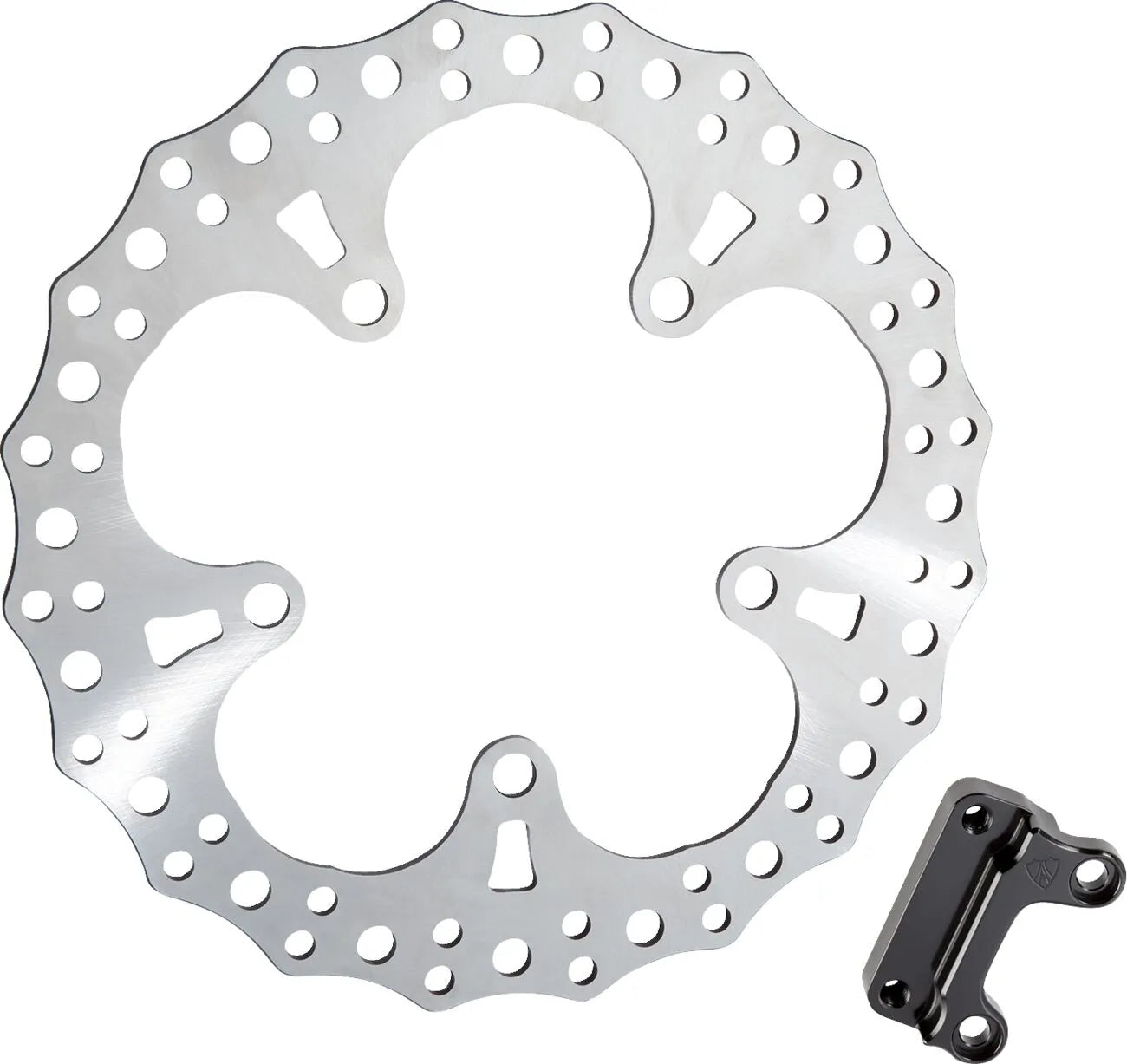 Arlen Ness Jagged Flydende Bremse Rotor - 13" Rustfrit Stål - Front