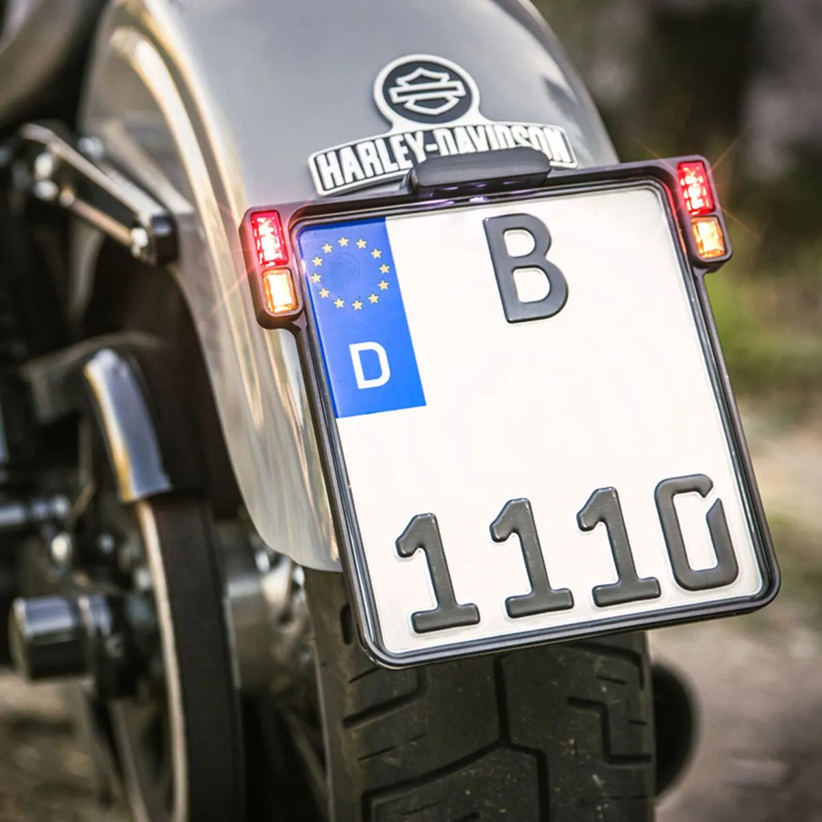 Heinz Bikes All-in-one 2.0 License Plate Holder W/ Led Lights