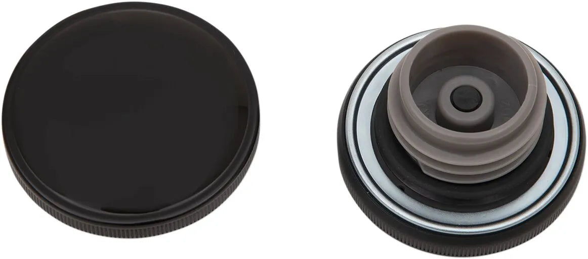 Drag Specialties Screw-in Gas Cap - Vented Black