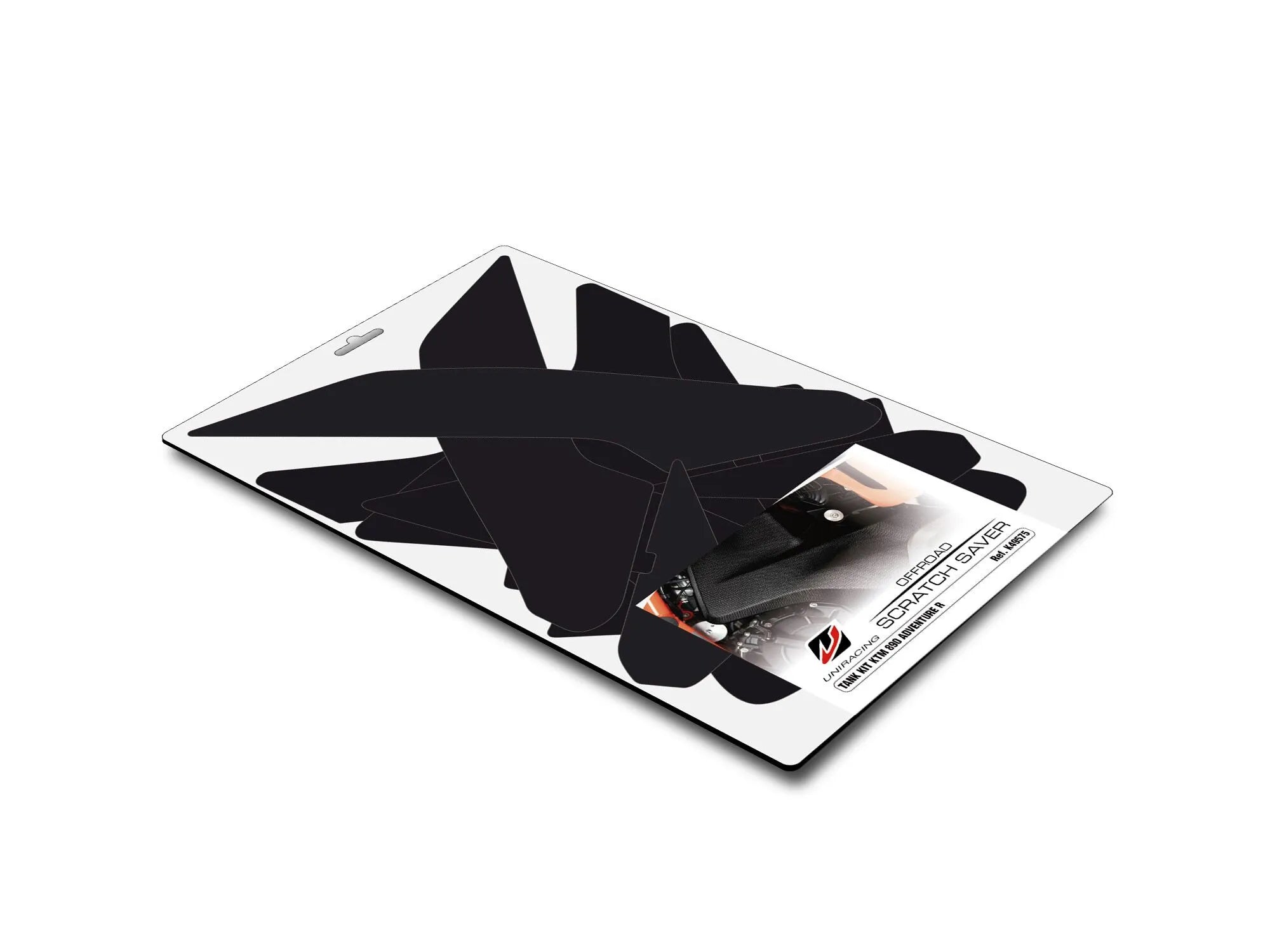 Uniracing Scratch Saver For Ktm - Black Vinyl Tank Protection