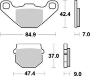 Moto-master Nitro Bremseklodser til Mx/enduro - For & Bag