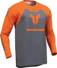 Thor Ridemode Menace Jersey - Orange/Charcoal Gray